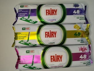 Chusteczki do mopa Fairy cytryna