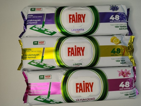 Chusteczki do mopa Fairy lilia